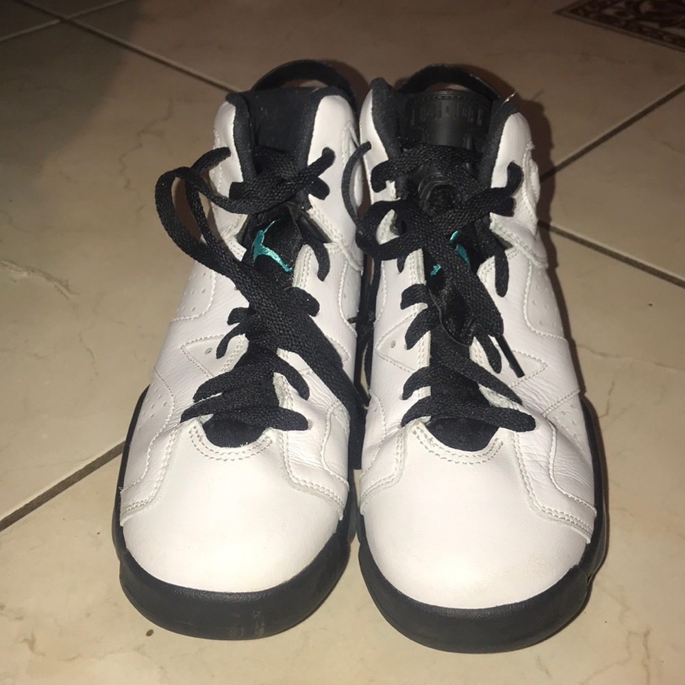 Jordan 6 retro white jade black (Gs)